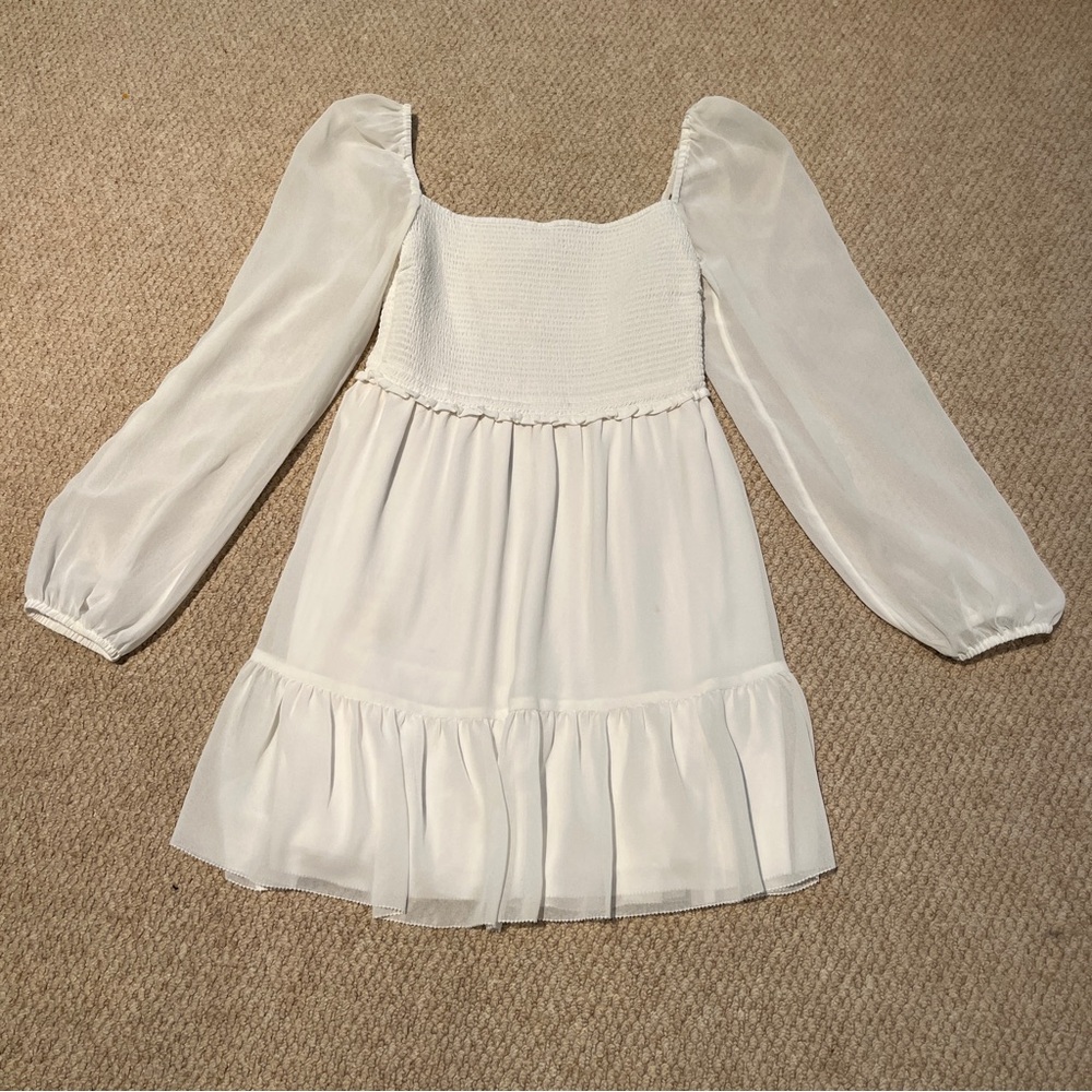 ARITZIA Wilfred Tempest White Mini Dress Size XS